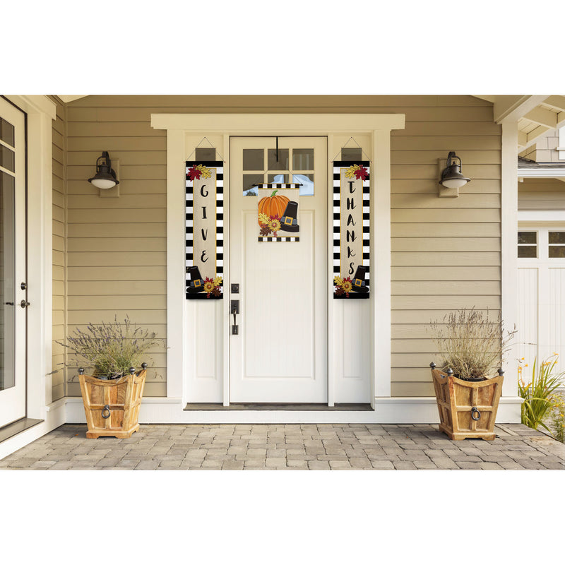 Give Thanks Door Banner Kit,2dbk1782