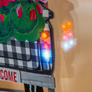 Geranium Truck LED Window Decor,2ddw2250