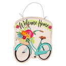 Welcome Home Bicycle Estate Door Decor,2deb2553