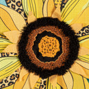 Welcome Friends Leopard Sunflower Estate Door Decor,2deb2572