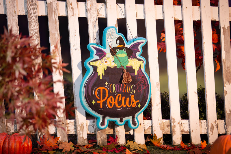 Croakus Pocus Estate Door Decor,2deb2579