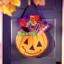 Trick or Treat Halloween Pumpkin Bucket Estate Door Decor,2deb2580