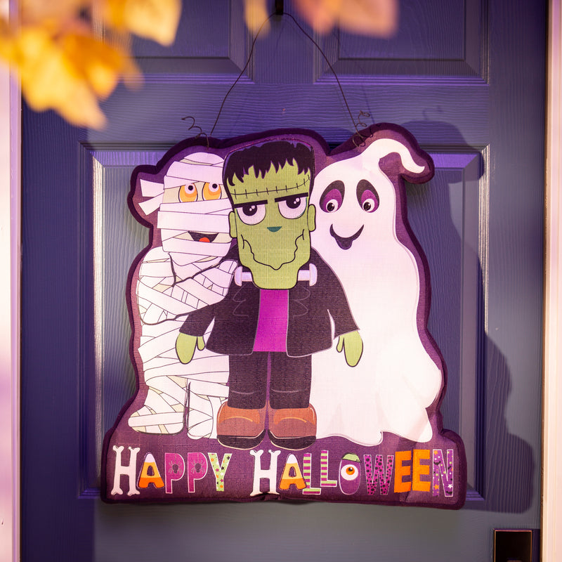 Happy Halloween Trio Estate Door Decor,2deb2589