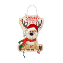 Merry Christmas to All Lighted Estate Door Decor,2deb2624bl