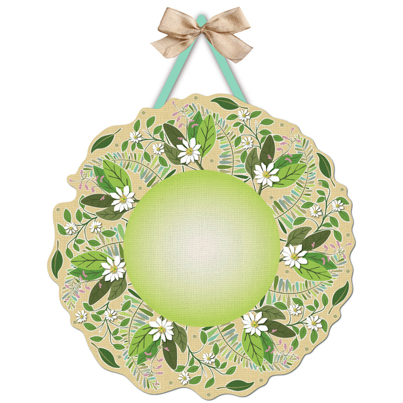 Spring Foliage Letter Perfect Door Décor,2dhb1292