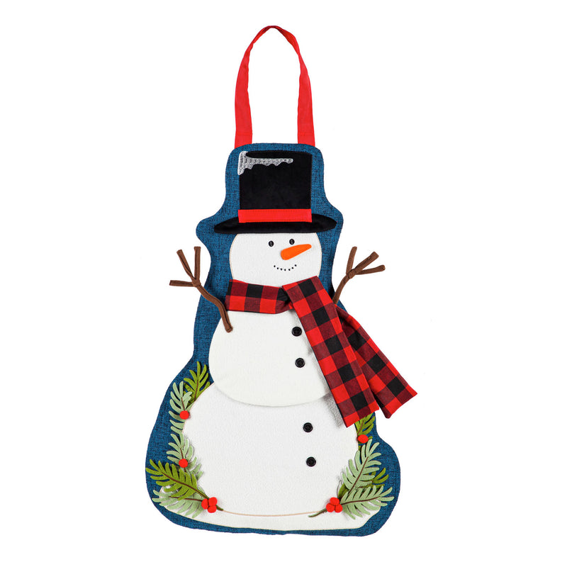 Winter Snowman Door Décor,2dhb1802
