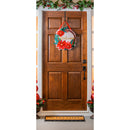 Poinsettia Welcome Wreath Door Decor,2dhb1803