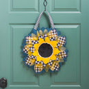 Sunflower with Checks Door Decor,2dhb2290