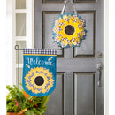 Sunflower with Checks Door Decor,2dhb2290