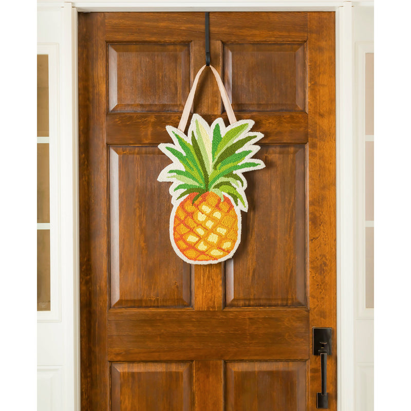 Pineapple Hooked Door Décor,2dhp1591