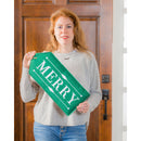 Merry, Happy Reversible Door Tag,2dt1783fb