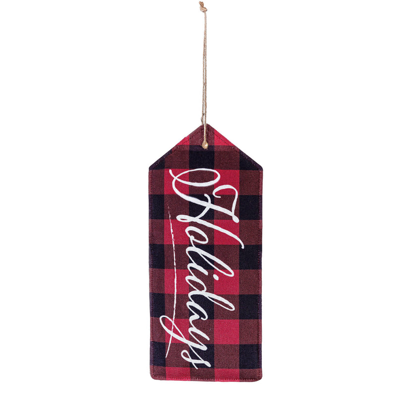 Christmas, Holidays Reversible Door Tag,2dt1785fb
