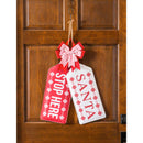 Stop Here, Nice Reversible Door Tag,2dt1786fb