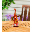 Art Glass Swirl Hummingbird Feeder,2hf289