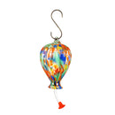 Multi-Color Glass Hummingbird Feeder with Spout,2hf292