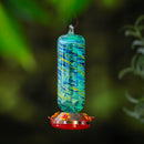 GID Glass Hummingbird Feeder, Blue,2hf349
