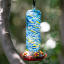 GID Glass Hummingbird Feeder, Blue,2hf349