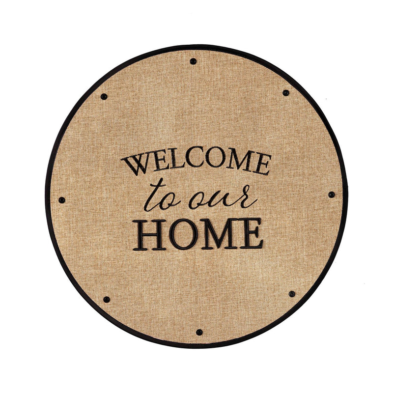 Welcome to Our Home Sassafras Switchable Door Décor Insert,2idi1823