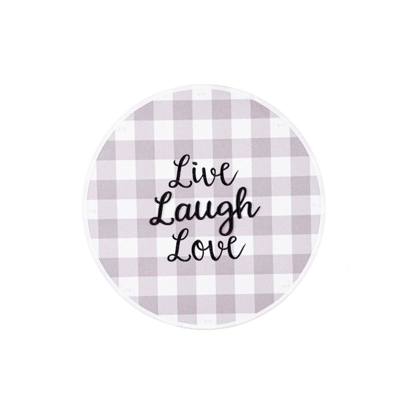 Live Laugh Love Sassafras Switchable Door Décor Insert,2idi1824