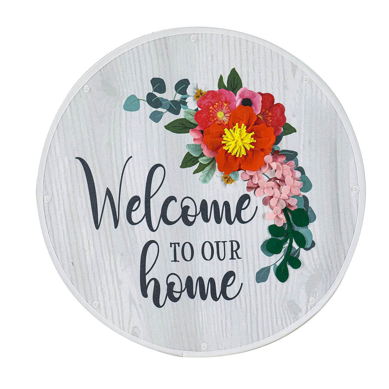 Welcome to Our Home Sassafras Switchable Door Decor Insert,2idi2242