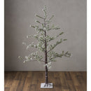 Lighted Snowy Pine Tree with 90 Lights, 5'H,2phl046
