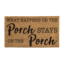 Stays on the Porch Coir Mat,2rm1110
