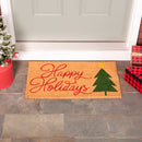 Happy Holidays Coir Mat,2rm1238