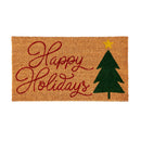 Happy Holidays Coir Mat,2rm1238