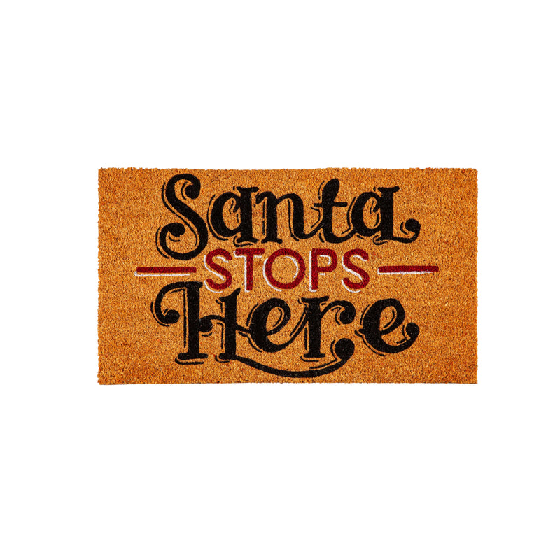 Holiday Greeting Coir Mat, 3 Asst,2rm1244