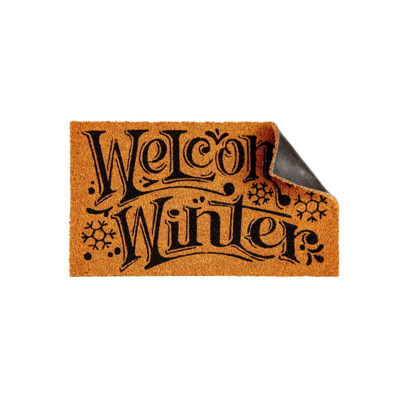 Holiday Greeting Coir Mat, 3 Asst,2rm1244