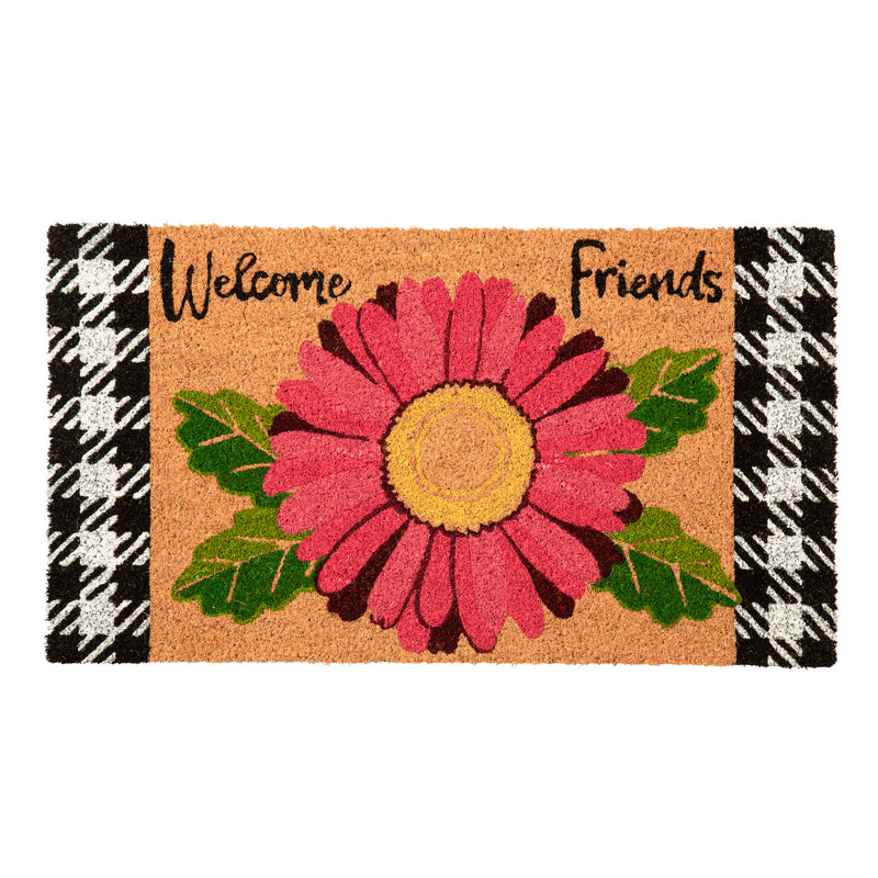 Gerbera Daisy Coir Mat,2rm1305