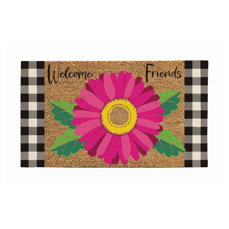Gerbera Daisy Coir Mat,2rm1305