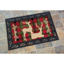 Tartan Reindeer Coir Mat,2rm796