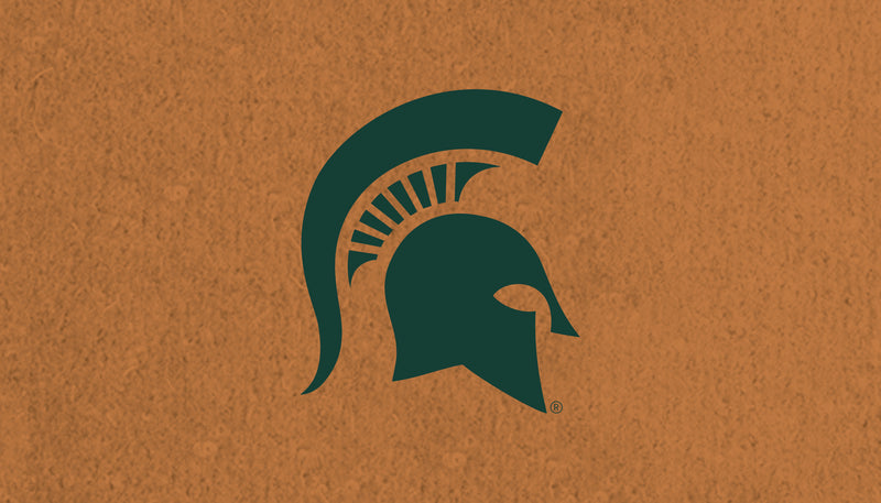 Evergreen Floormat,Coir Mat, 16"x28", Michigan State University,28x16x1.5 Inches