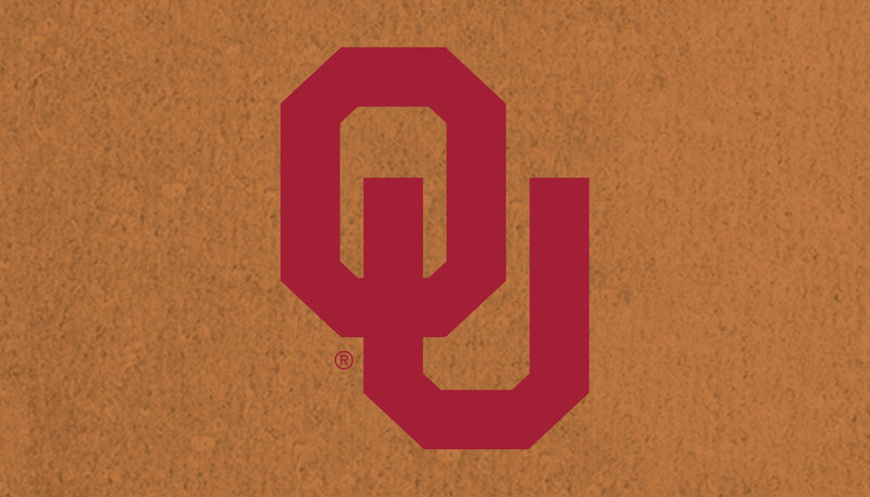 Evergreen Floormat,Coir Mat, 16"x28", University of Oklahoma,28x16x1.5 Inches