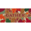 Gather Fall Leaves Flocked Coir Sassafras Switch Mat,2rmc1382s