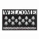 Welcome Scroll Coir Switch Mat Tray,2rms420