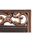 Metallic Scroll Coir Switch Mat Tray,2rms421