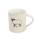 Ceramic Cup, 16 OZ with  bow, Farmhouse, 4 Asst,3amh082