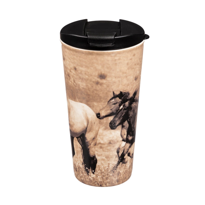 Wild Chestnut Ceramic Coffee Cup, 17 oz.,3ctc5341