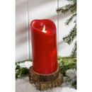 Fresh Apple Ginger Scented LED Wax Pillar candle with moving wick and Timer Function,3led235