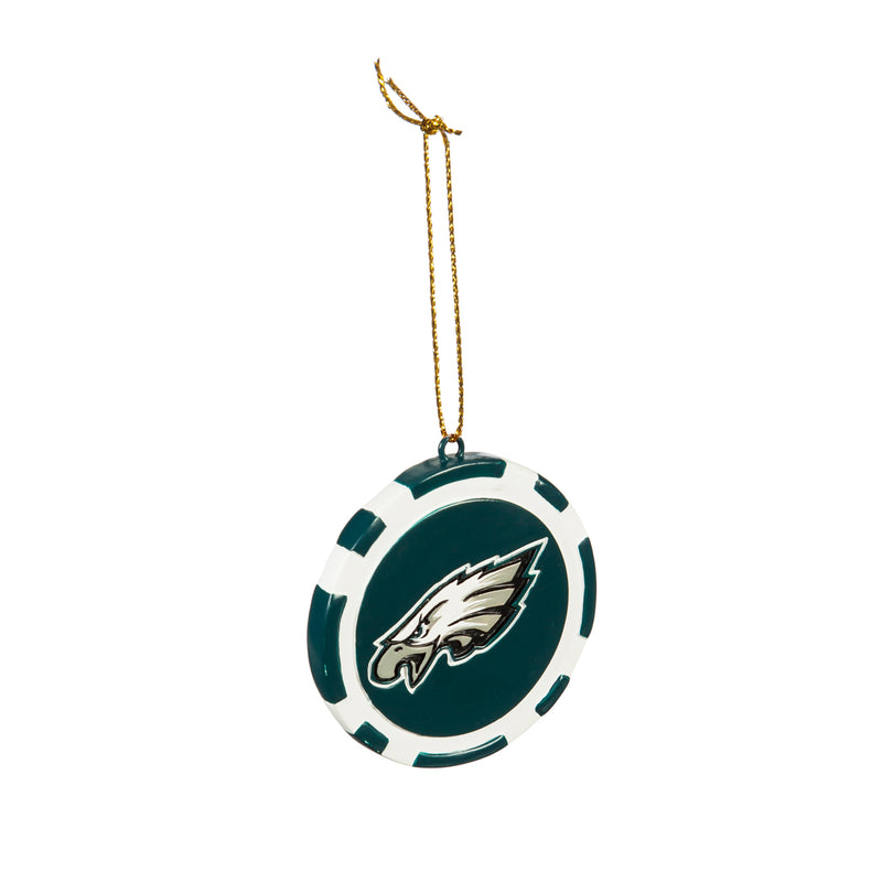 Game Chip Ornament, Philadelphia Eagles,3ot3823pc