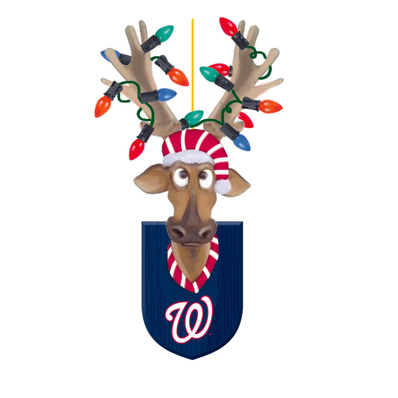 Washington Nationals, Resin Reindeer Orn,3ot4229rro