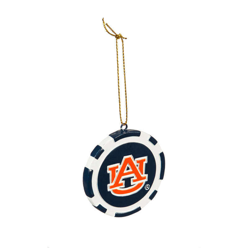 Game Chip Ornament, Auburn University,3ot928pc
