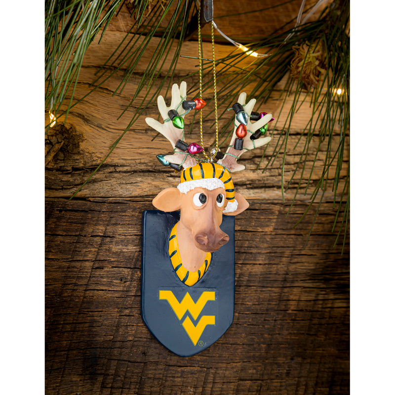 West Virginia University, Resin Reindeer Orn,3ot967rro