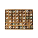 2.5'' Christmas Chic Round Ornaments, Set of 48, Mint Collection,3otg335