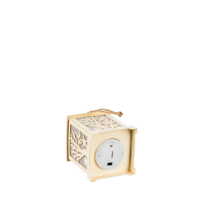 LED Lantern Ornament, 3 Asst: Turtle, Seashell, Coral Reef,3otl303