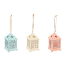 LED Lantern Ornament, 3 Asst: Turtle, Seashell, Coral Reef,3otl303