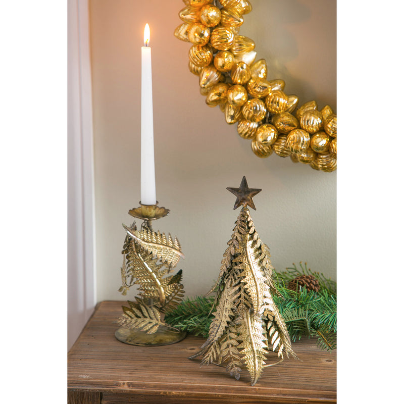 11" Metal Holiday Tree Table Décor,3tr006