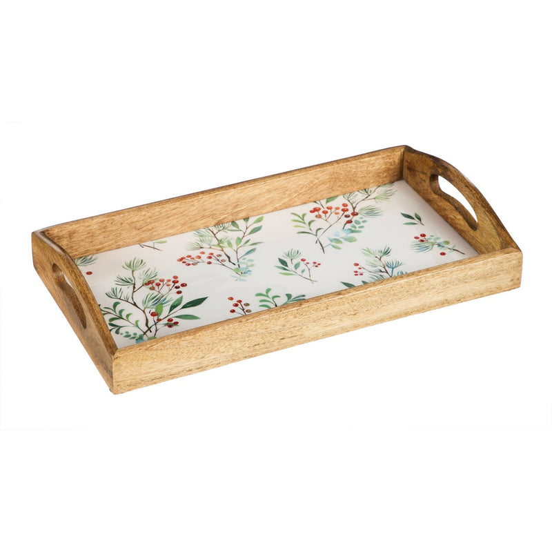 Wooden Nesting Tray, Christmas Heritage, Set of 2,3tw37728